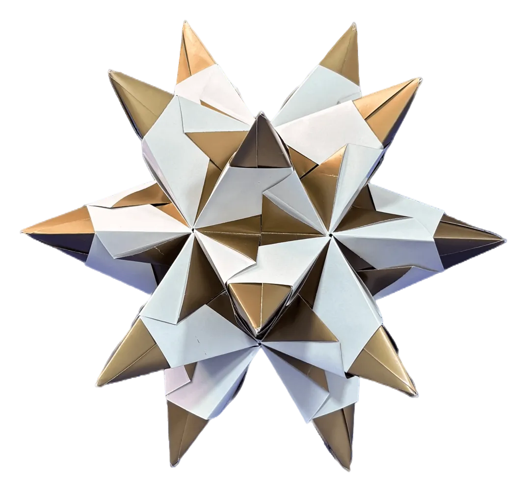 Two-Tone Gold Star